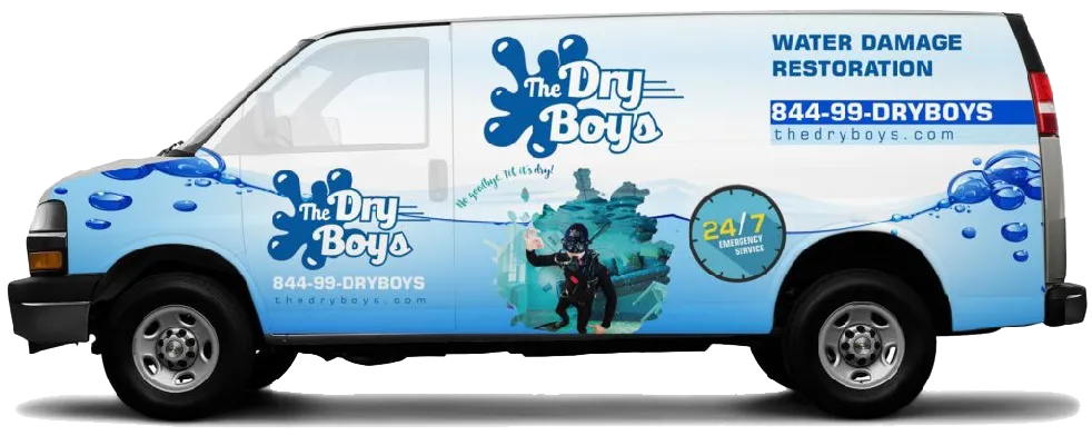Dry Boys water damage restoration service van Albany Capital Region